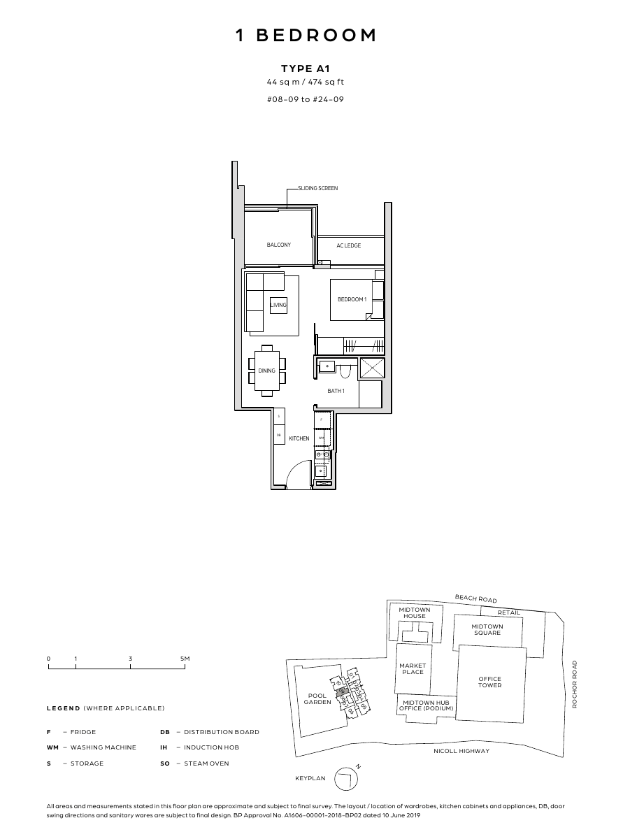 1-Bedroom, Type A1
