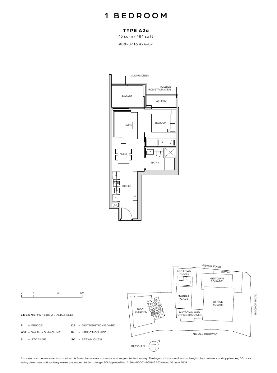1-Bedroom, Type A2a