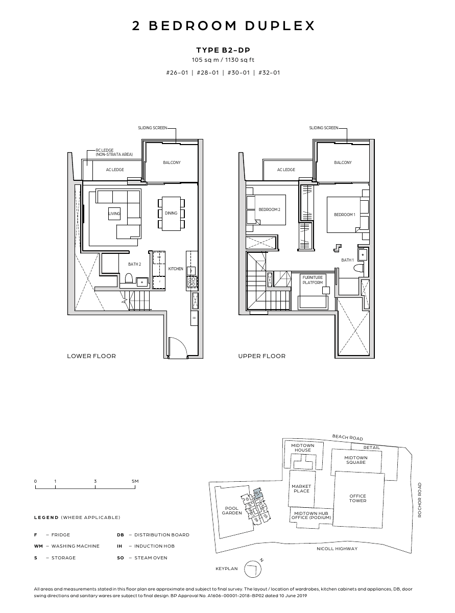 2-Bedroom Duplex, Type B2-DP