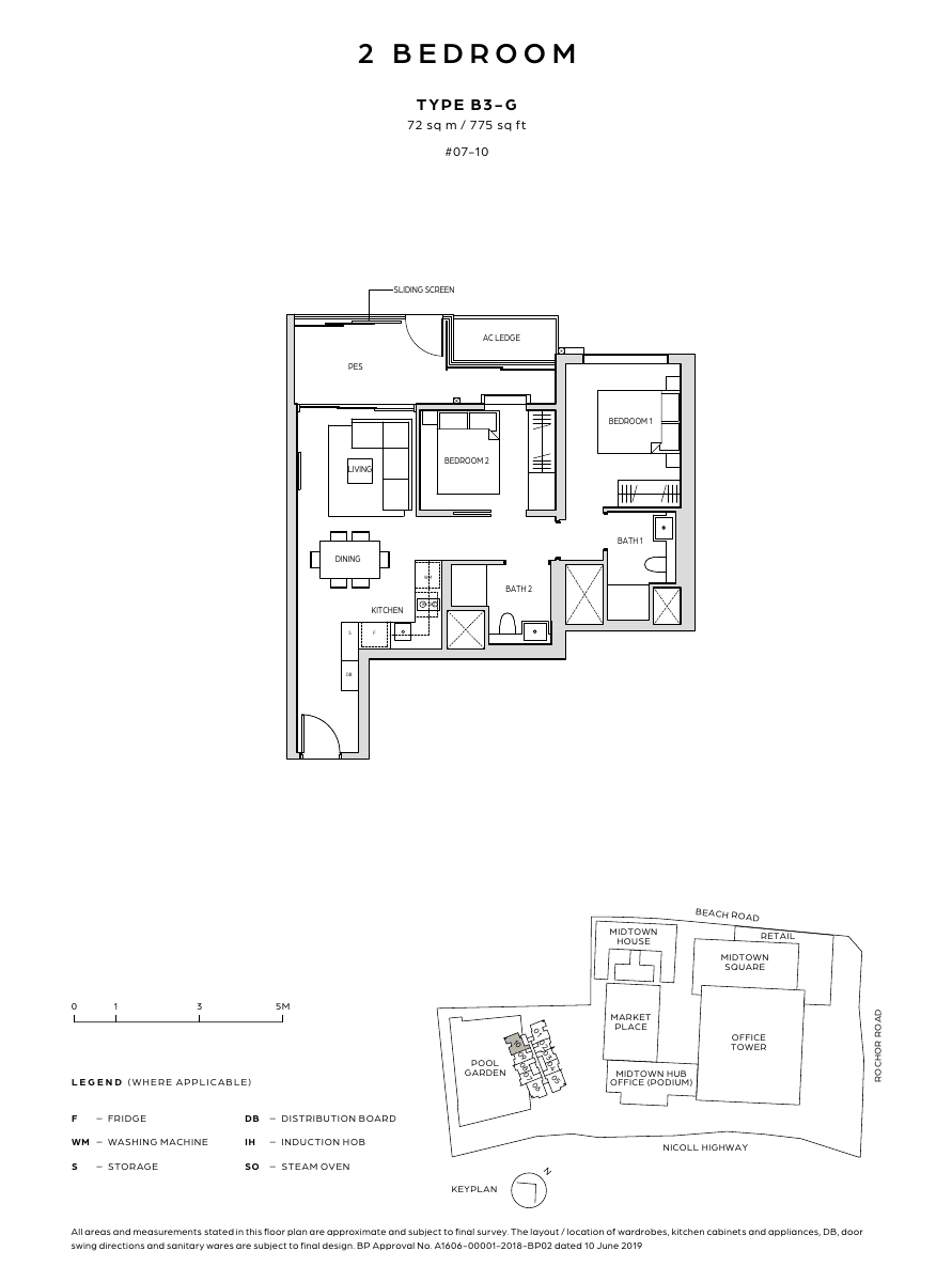 2-Bedroom, Type B3-G
