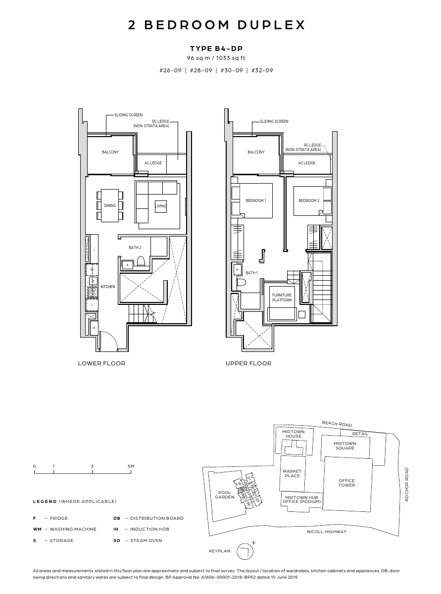 2-Bedroom Duplex, Type B4-DP