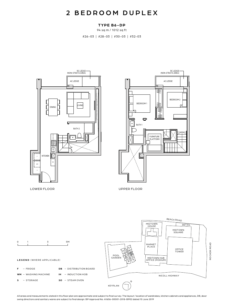 2-Bedroom Duplex, Type B6-DP
