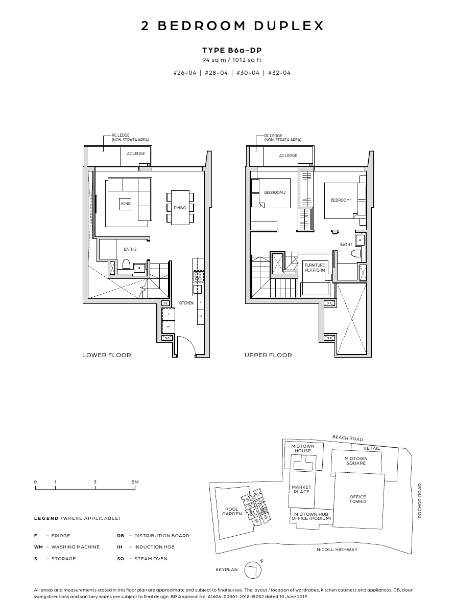 2-Bedroom Duplex, Type B6a-DP