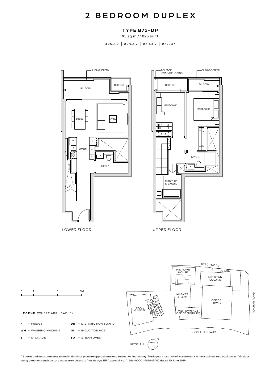 2-Bedroom Duplex, Type B7a-DP