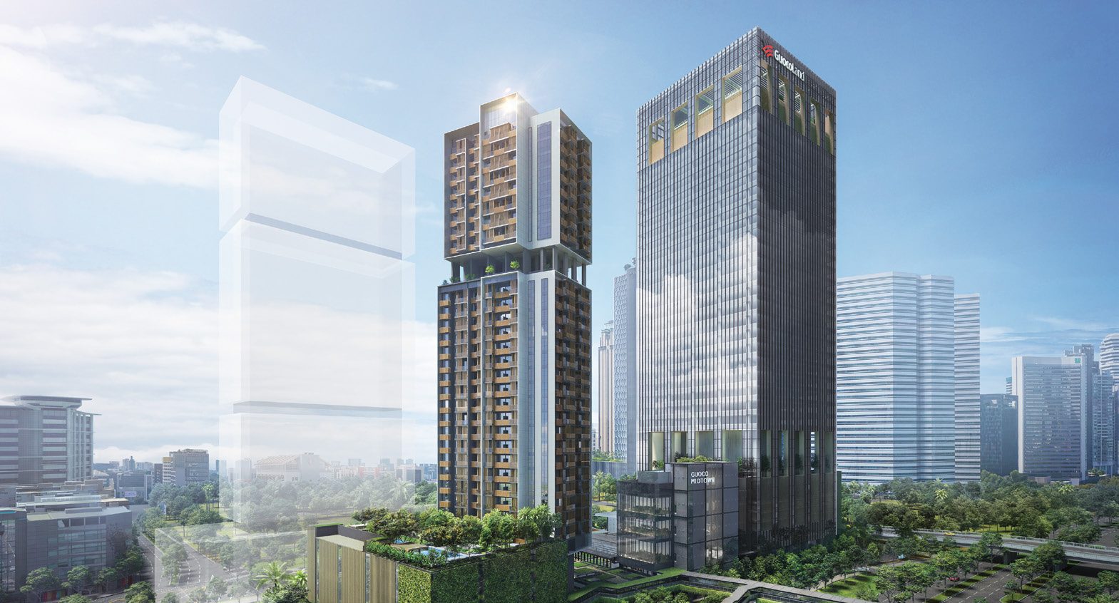 Midtown Bay and Guoco Midtown towers
